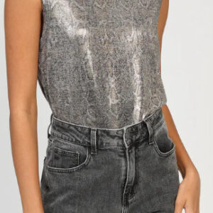 DEBARDEUR METALISE ANGE