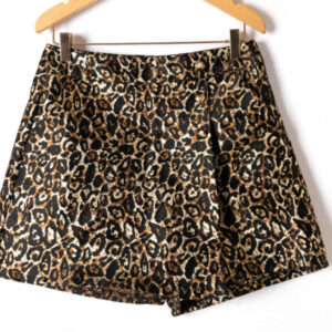 JUPE SHORT LEOPARD